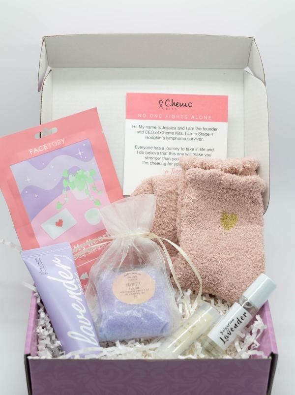 THINKING OF YOU CHEMO KIT - Cancer Care Package - Best Gift for Cancer Patient - Chemo Care package - Cancer Gift Basket - Cancer Patient Gift - Cancer Gift