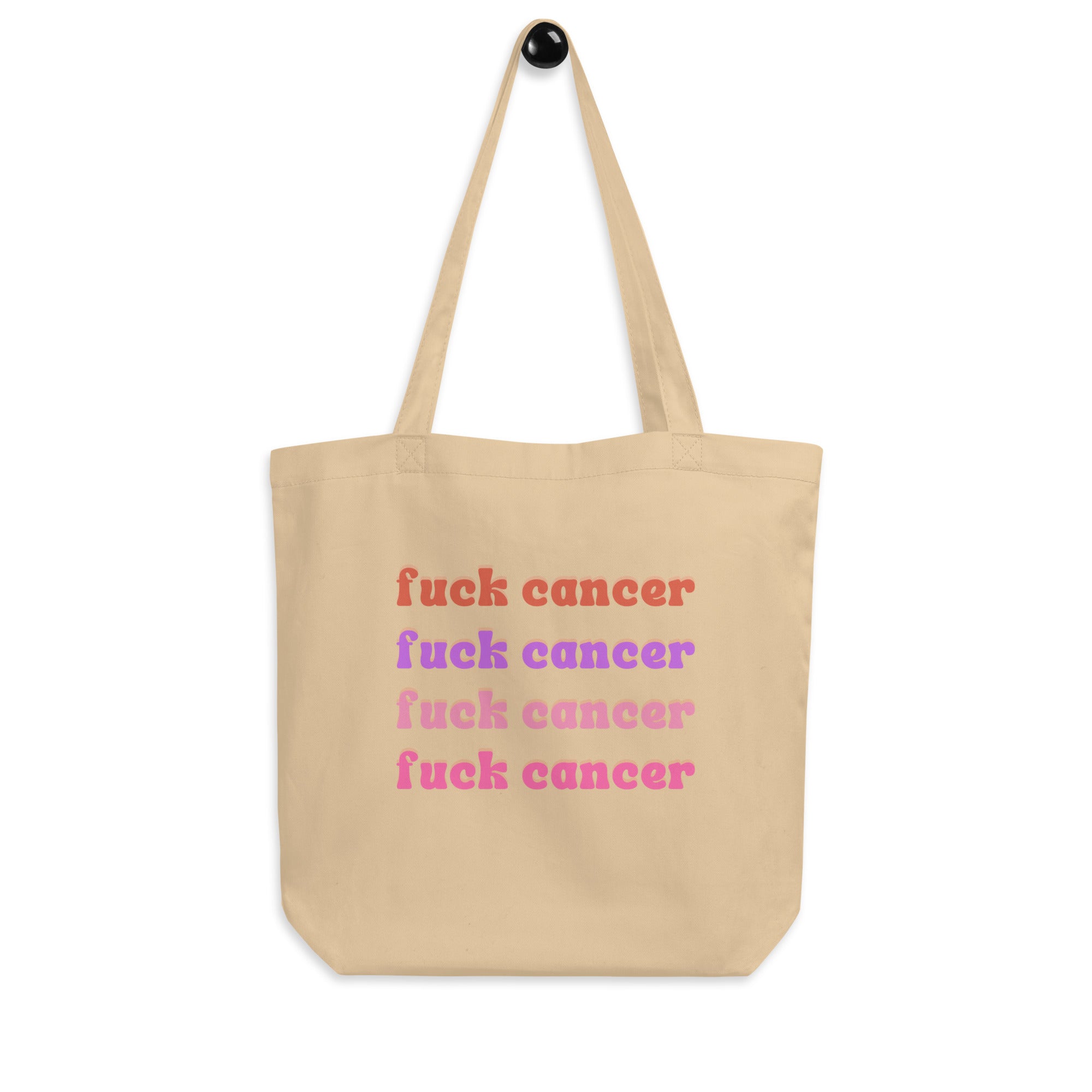 F*ck Cancer Tote Bag - Empowering & Stylish Cancer Awareness Accessory | Chemo Kits
