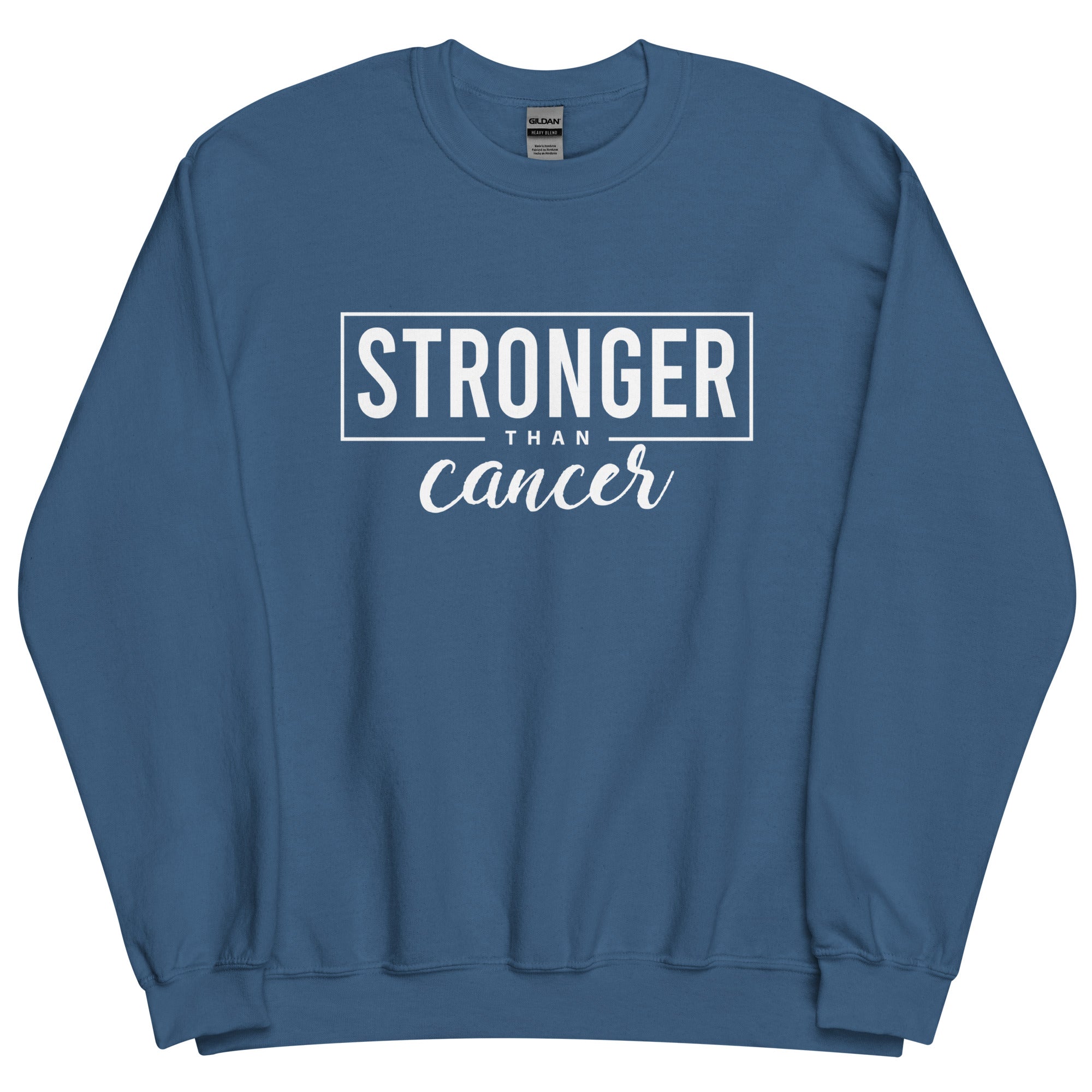 Stronger Than Cancer Unisex Sweatshirt - Inspirational & Cozy Cancer Awareness Apparel for Cancer Warriors | Chemo Kits