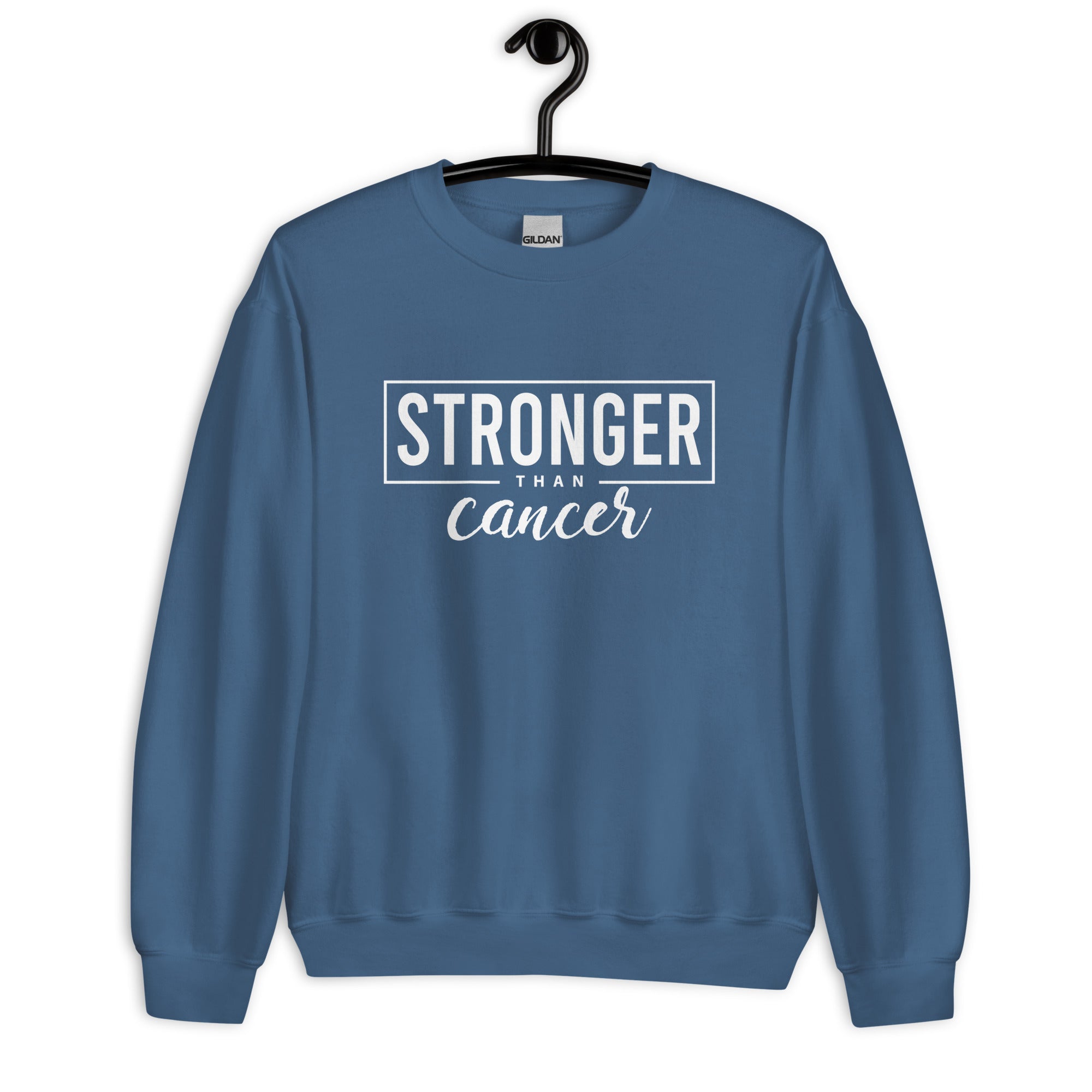Stronger Than Cancer Unisex Sweatshirt - Inspirational & Cozy Cancer Awareness Apparel for Cancer Warriors | Chemo Kits