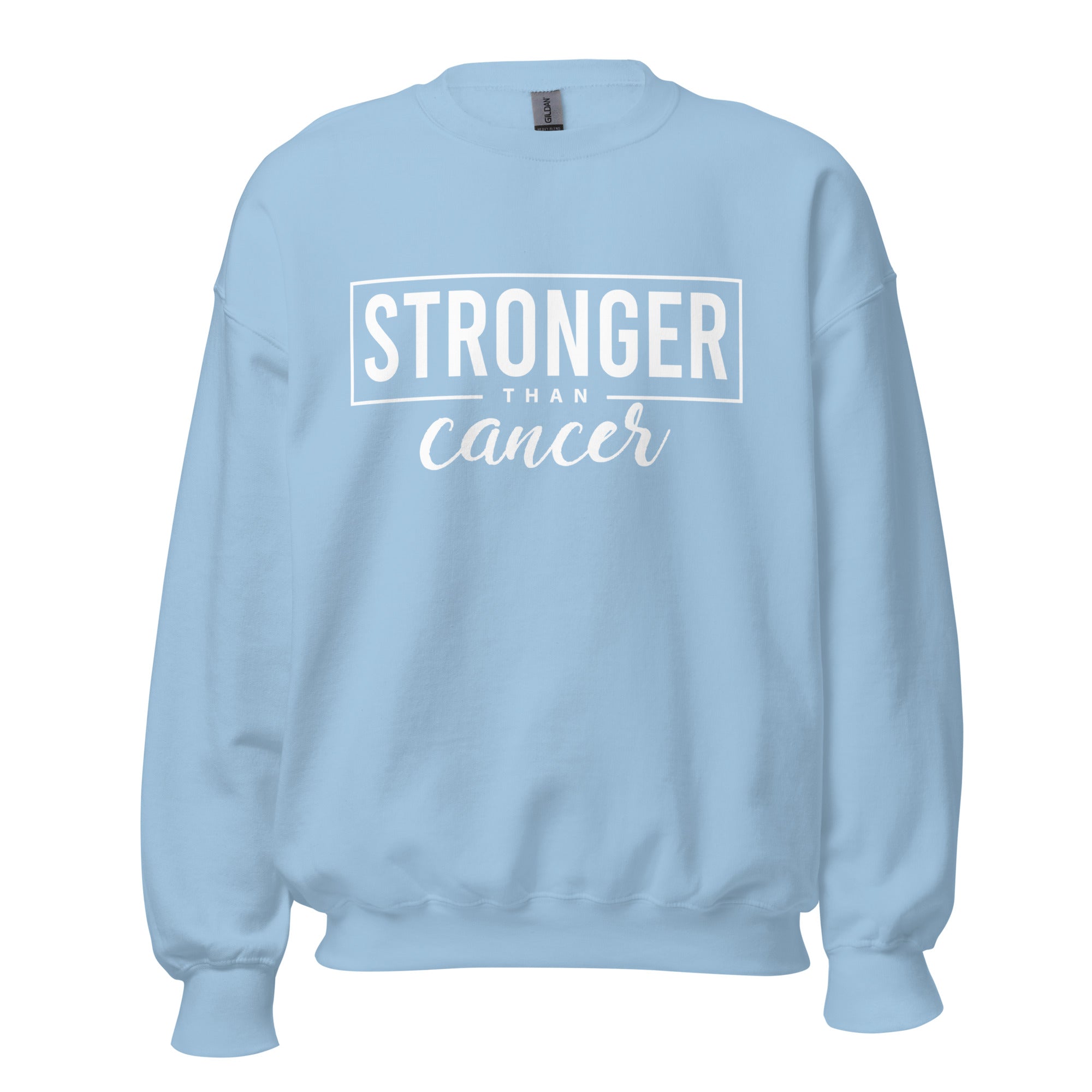 Stronger Than Cancer Unisex Sweatshirt - Inspirational & Cozy Cancer Awareness Apparel for Cancer Warriors | Chemo Kits