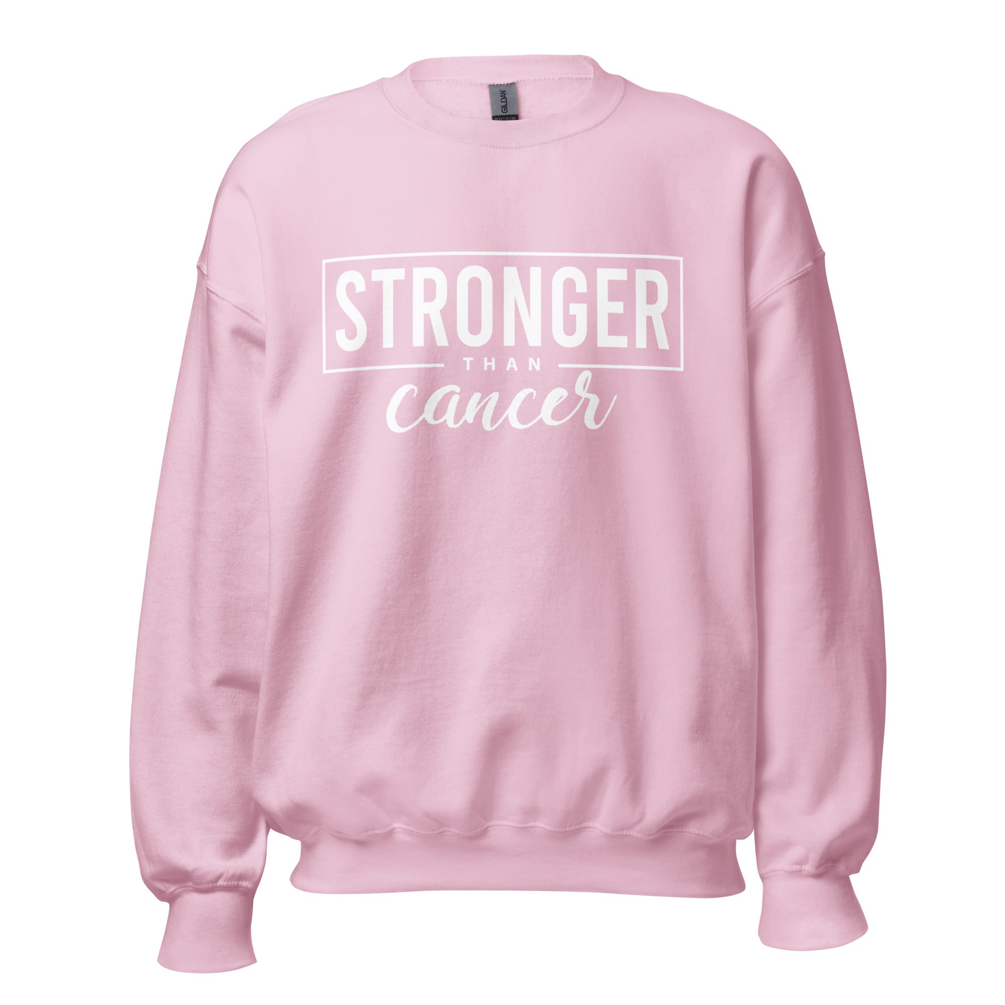 Stronger Than Cancer Unisex Sweatshirt - Inspirational & Cozy Cancer Awareness Apparel for Cancer Warriors | Chemo Kits