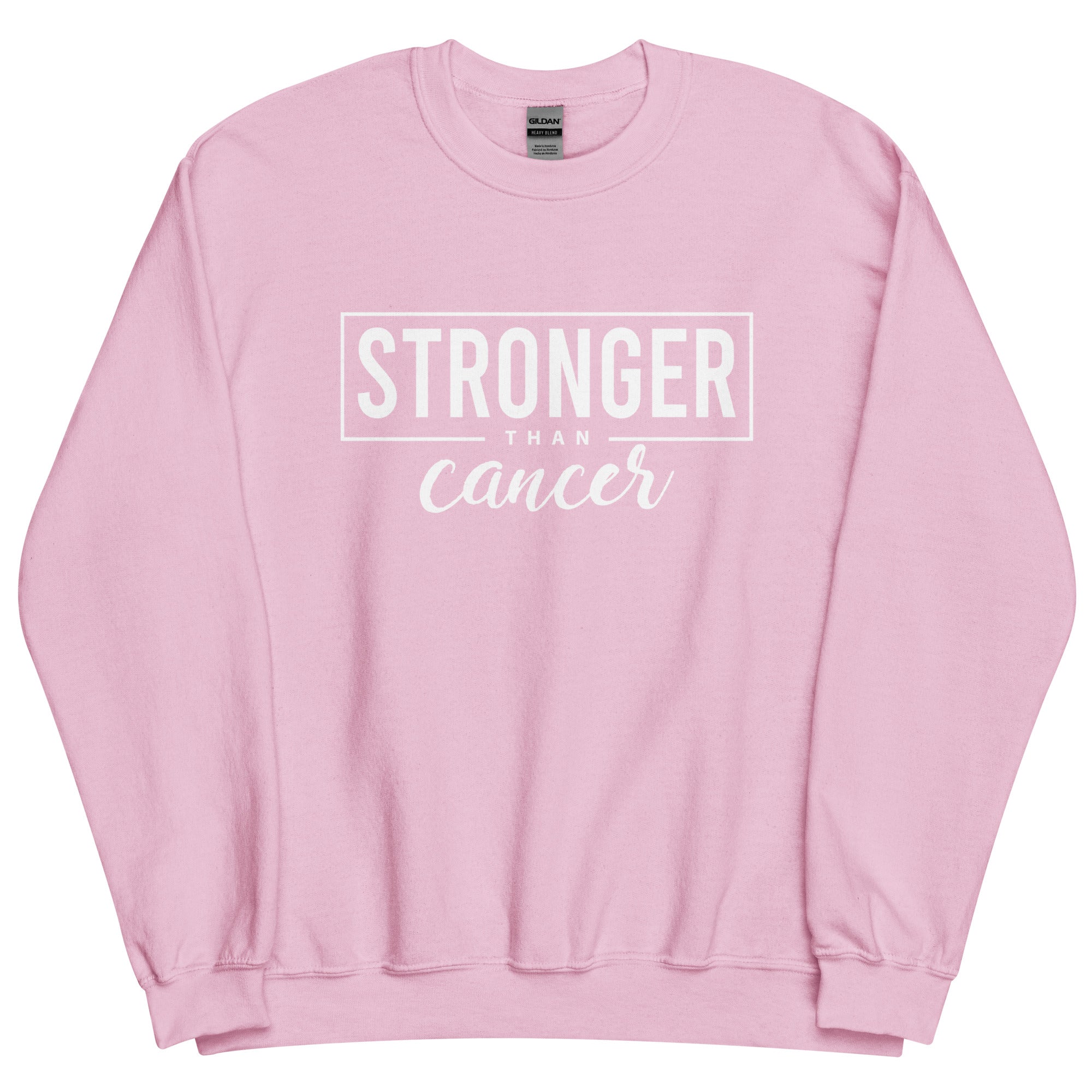 Stronger Than Cancer Unisex Sweatshirt - Inspirational & Cozy Cancer Awareness Apparel for Cancer Warriors | Chemo Kits