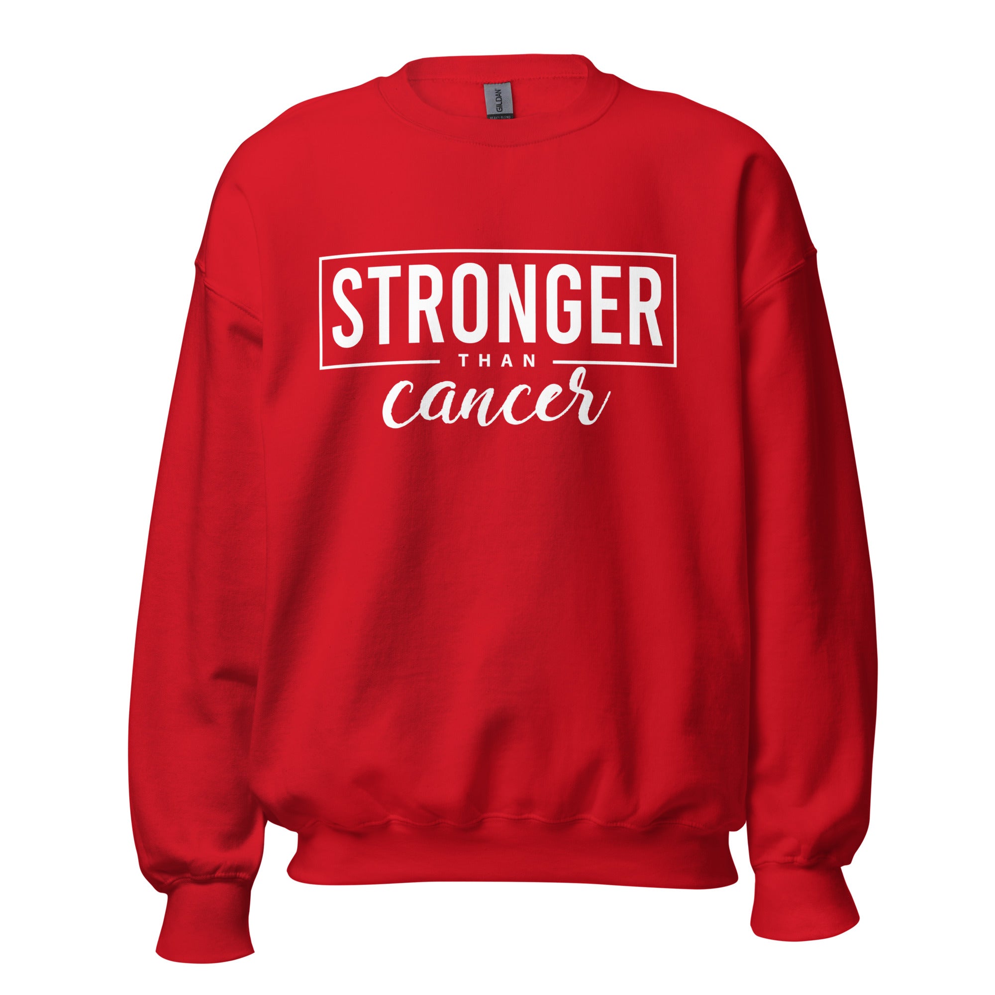 Stronger Than Cancer Unisex Sweatshirt - Inspirational & Cozy Cancer Awareness Apparel for Cancer Warriors | Chemo Kits