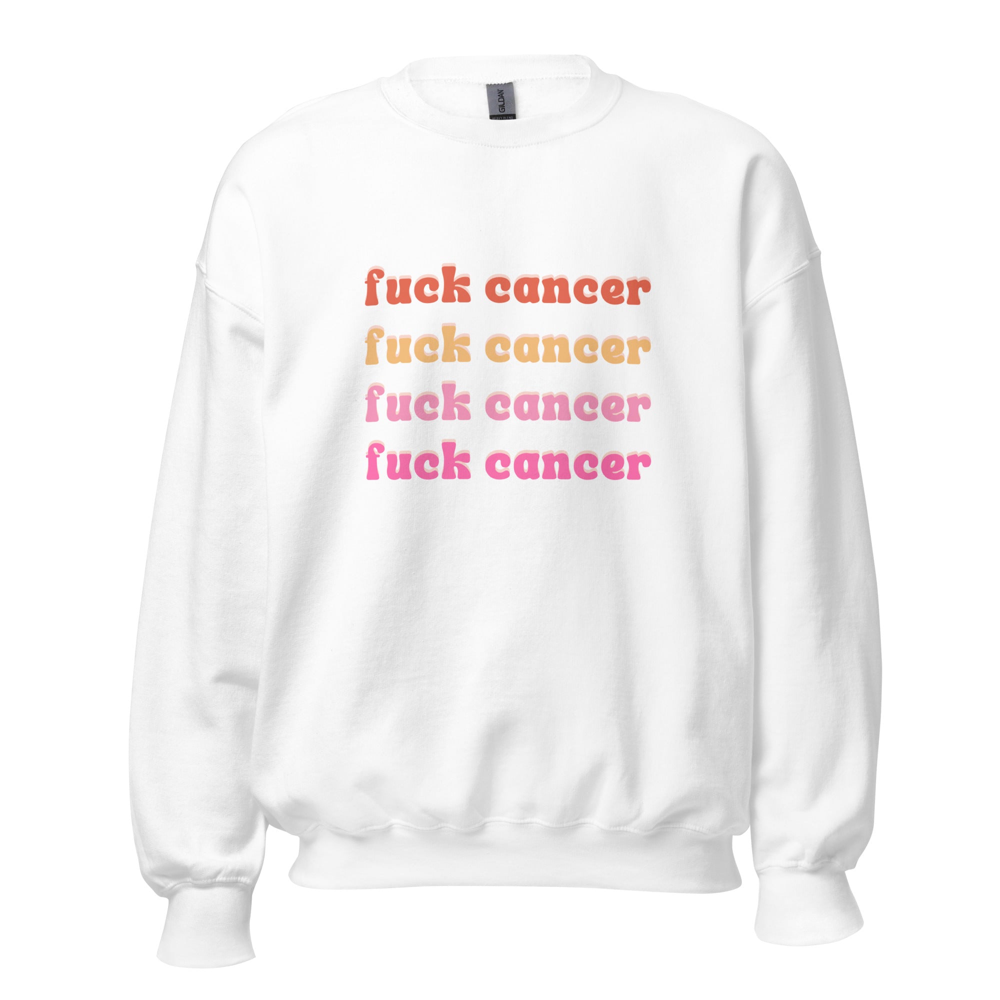 F*ck Cancer Sweatshirt - Inspirational & Cozy Cancer Awareness Apparel for Cancer Warriors | Chemo Kits