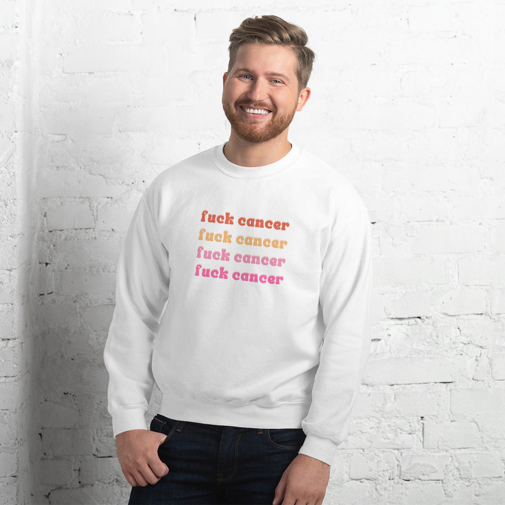 F*ck Cancer Sweatshirt - Inspirational & Cozy Cancer Awareness Apparel for Cancer Warriors | Chemo Kits