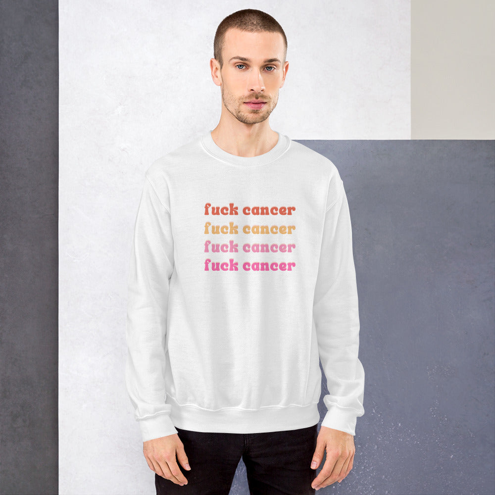 F*ck Cancer Sweatshirt - Inspirational & Cozy Cancer Awareness Apparel for Cancer Warriors | Chemo Kits