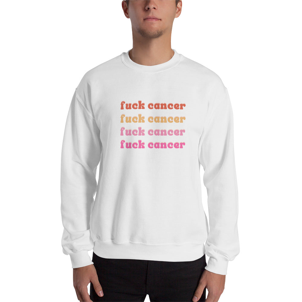 F*ck Cancer Sweatshirt - Inspirational & Cozy Cancer Awareness Apparel for Cancer Warriors | Chemo Kits
