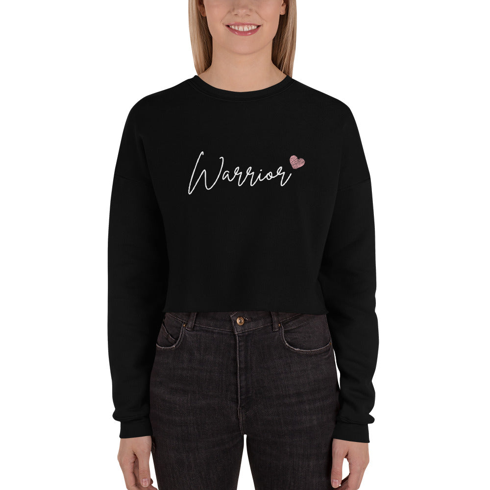 Cancer Warrior Crop Sweatshirt - Inspirational & Cozy Apparel for Cancer Fighters | Chemo Kits