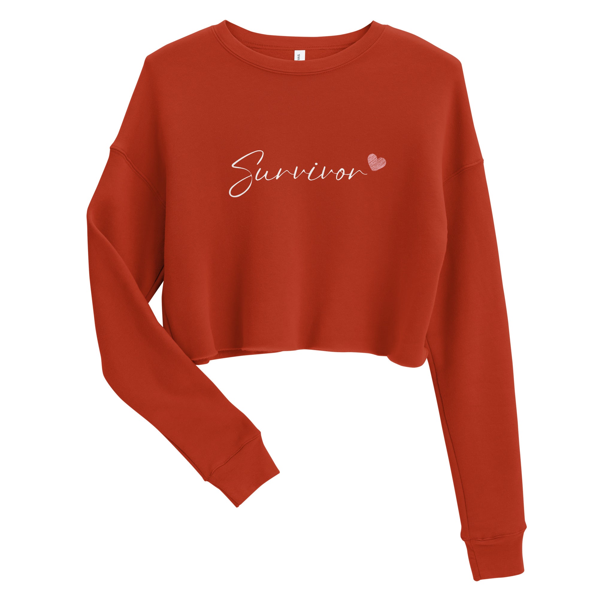 Cancer Survivor Crop Sweatshirt - Inspirational & Cozy Cancer Awareness Apparel | Chemo Kits