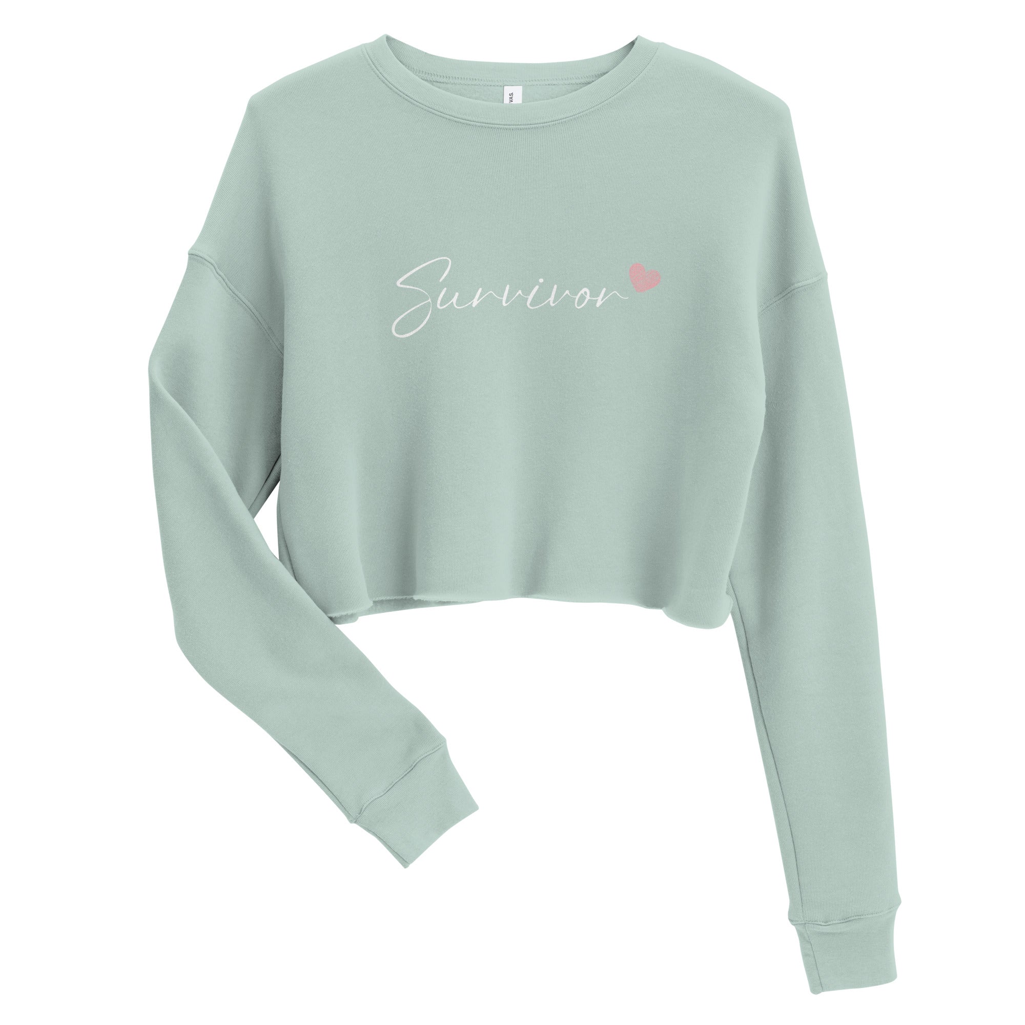 Cancer Survivor Crop Sweatshirt - Inspirational & Cozy Cancer Awareness Apparel | Chemo Kits
