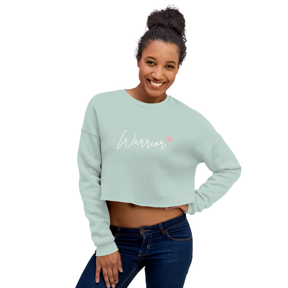 Cancer Warrior Crop Sweatshirt - Inspirational & Cozy Apparel for Cancer Fighters | Chemo Kits
