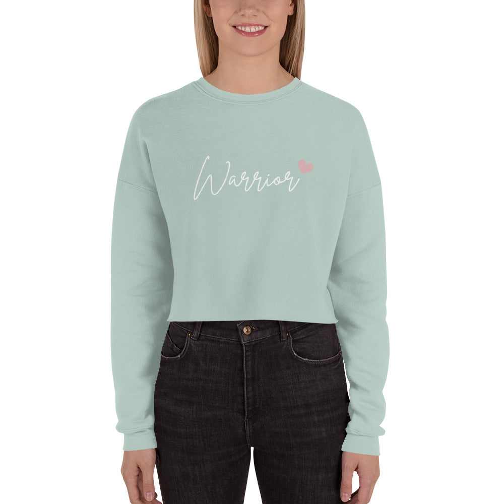 Cancer Warrior Crop Sweatshirt - Inspirational & Cozy Apparel for Cancer Fighters | Chemo Kits