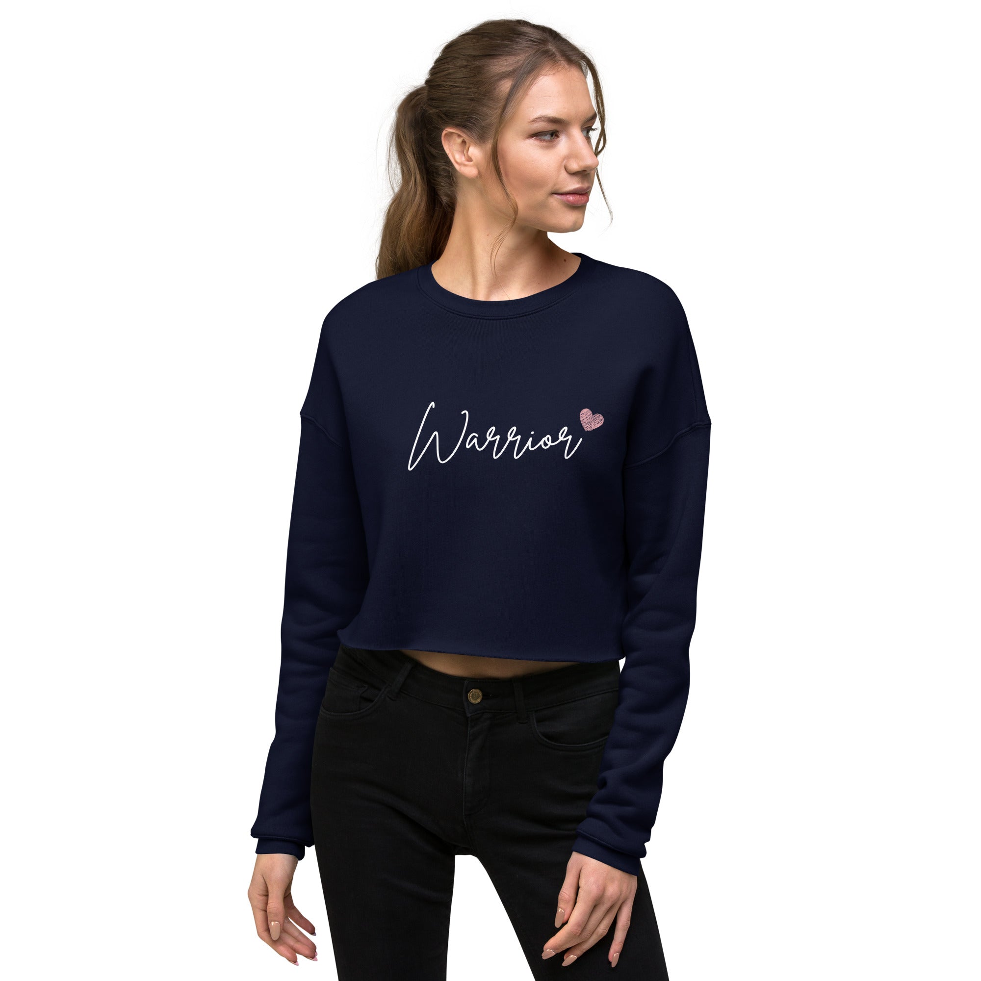Cancer Warrior Crop Sweatshirt - Inspirational & Cozy Apparel for Cancer Fighters | Chemo Kits