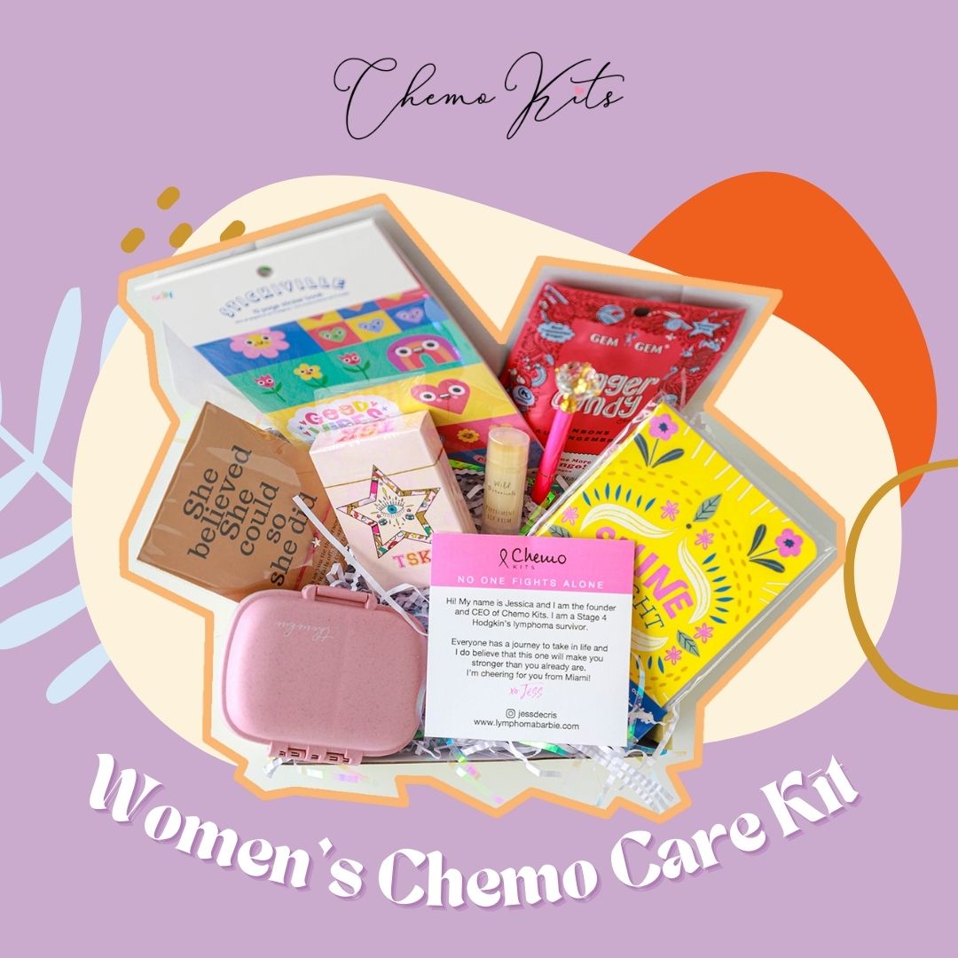 Women's Chemo Care Kit - Cancer Care Package For Her- Best Gift For Cancer Patient - Chemo Care Package For Her - Cancer Gift Basket - Cancer Patient Gift