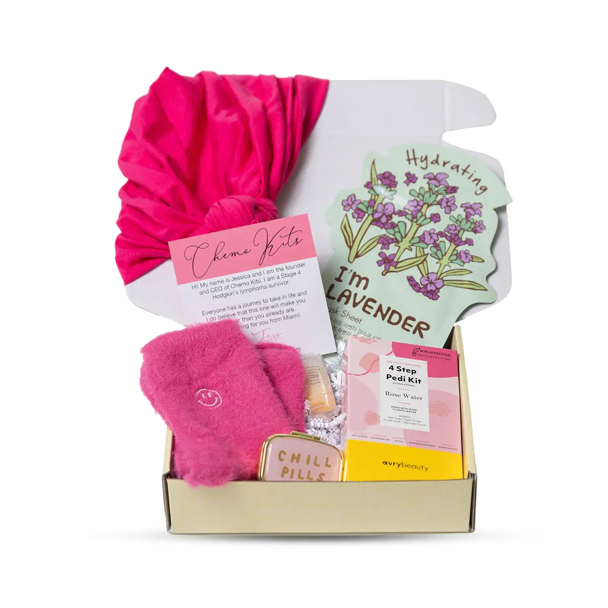 Glow Up Chemo Kit – Cancer Care Package - Best Gift for Cancer Patient - Chemo Care package - Cancer Gift Basket - Cancer Patient Gift - Cancer Gift