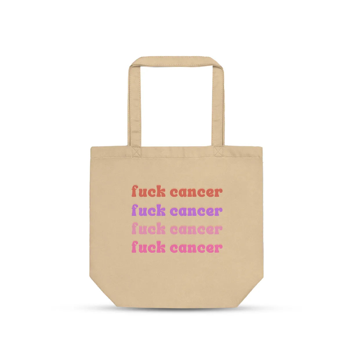 F*ck Cancer Tote Bag - Empowering & Stylish Cancer Awareness Accessory | Chemo Kits