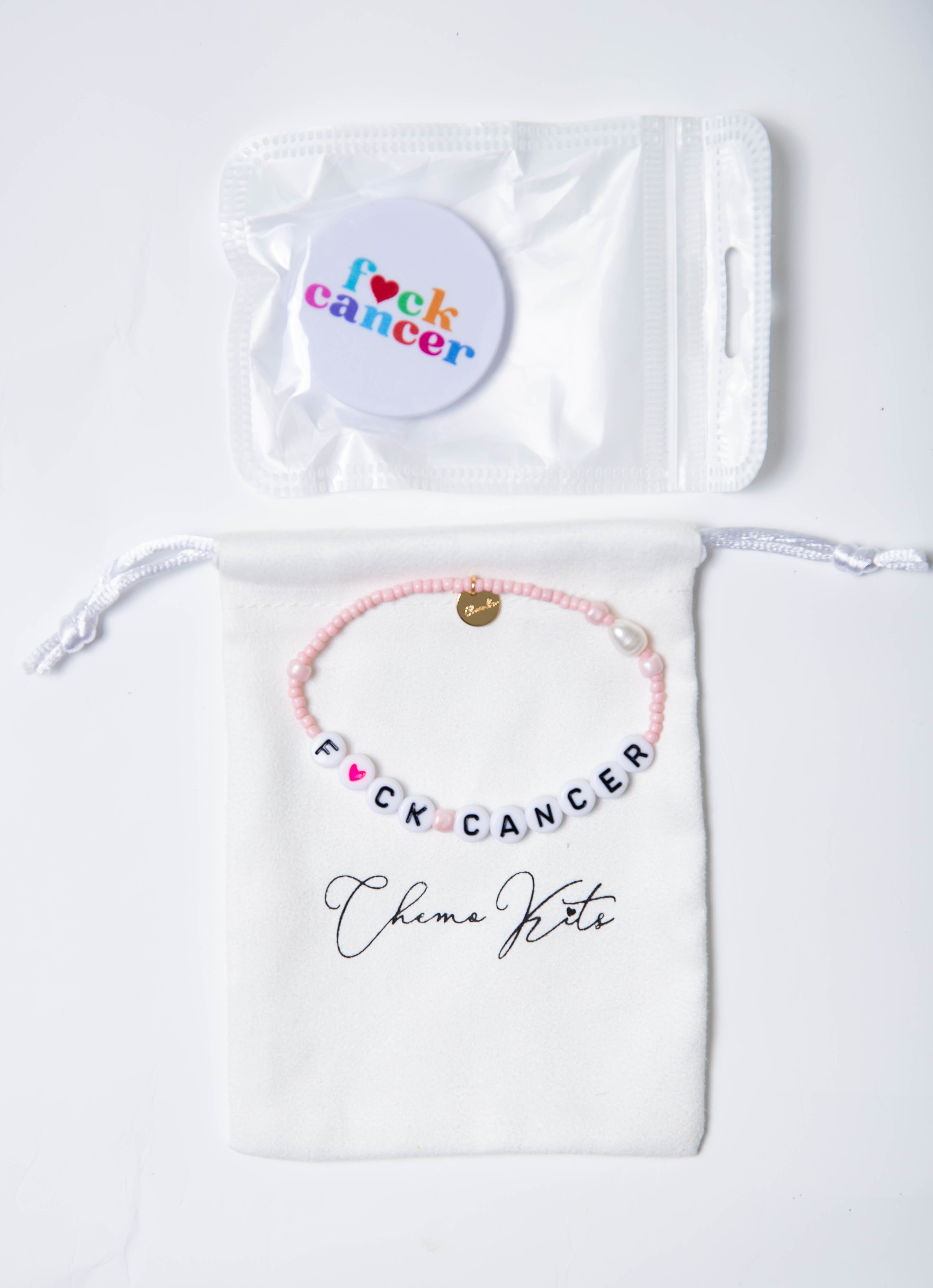 F*ck Cancer Duo – Bracelet & Pop Socket