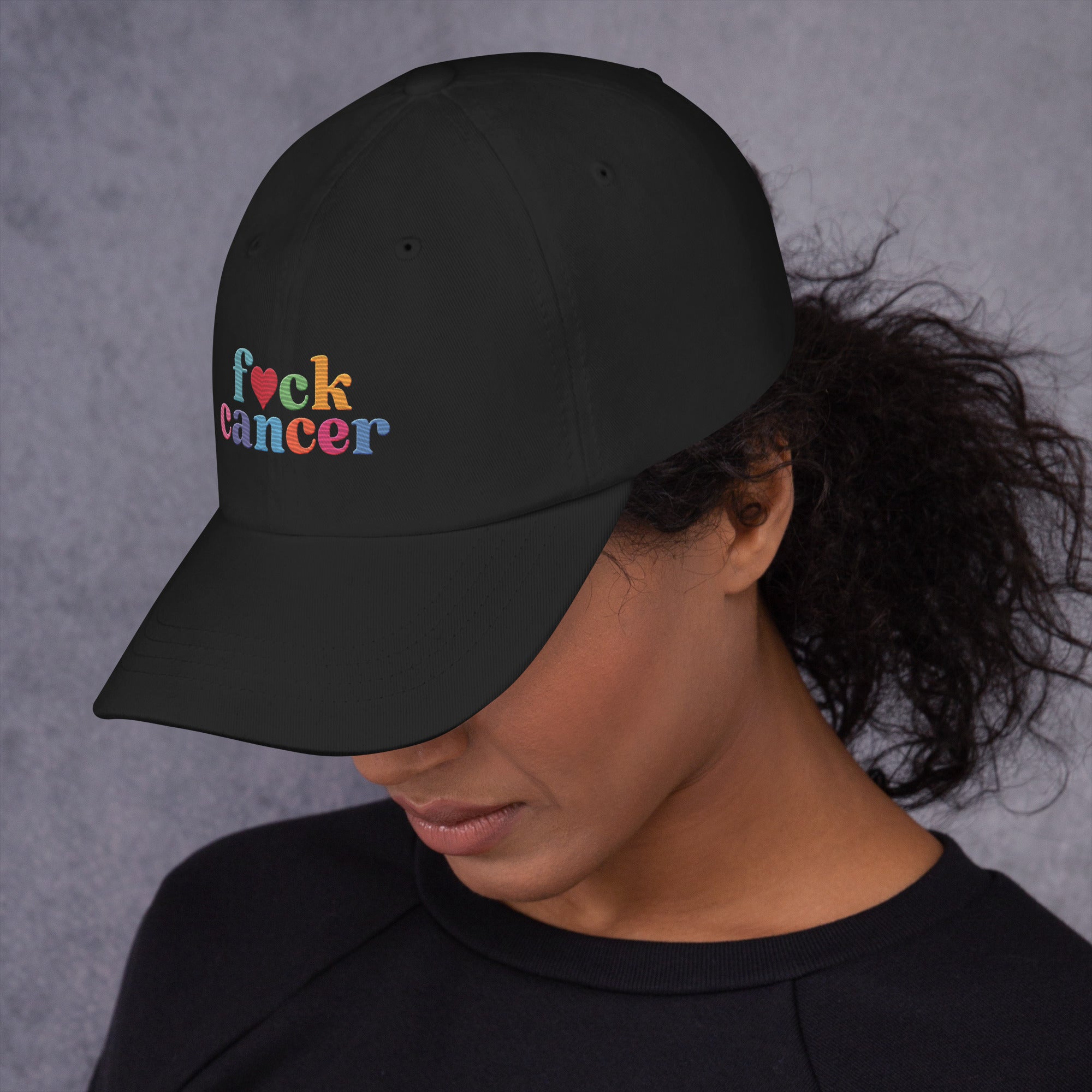 F*ck Cancer Dad Hat - Stylish & Empowering Cancer Awareness Cap | Chemo Kits