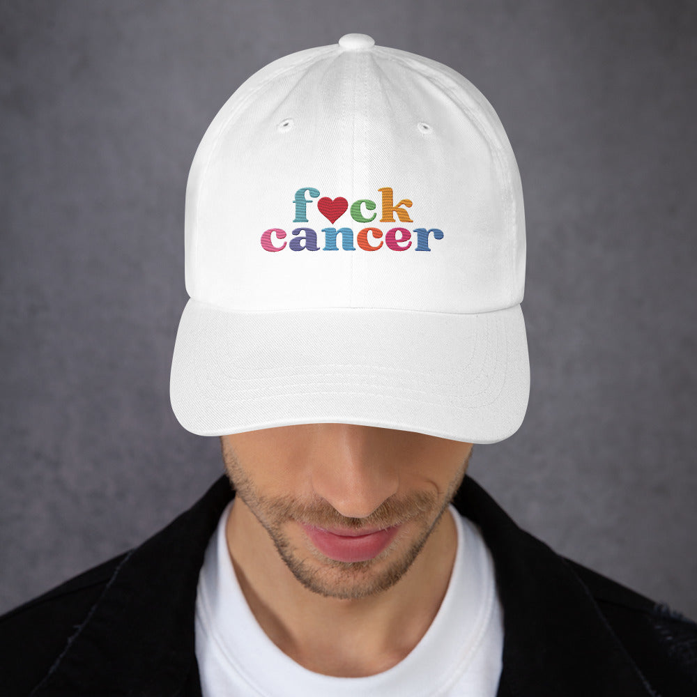 F*ck Cancer Dad Hat - Stylish & Empowering Cancer Awareness Cap | Chemo Kits