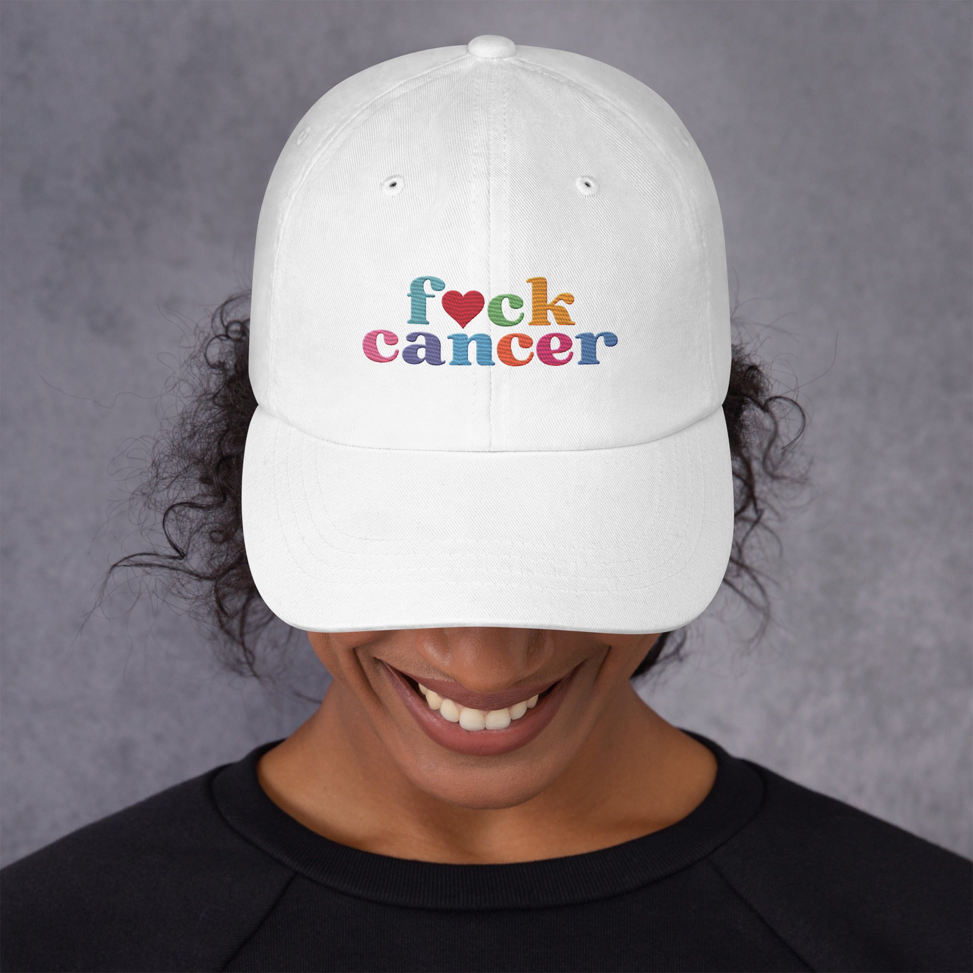 F*ck Cancer Dad Hat - Stylish & Empowering Cancer Awareness Cap | Chemo Kits