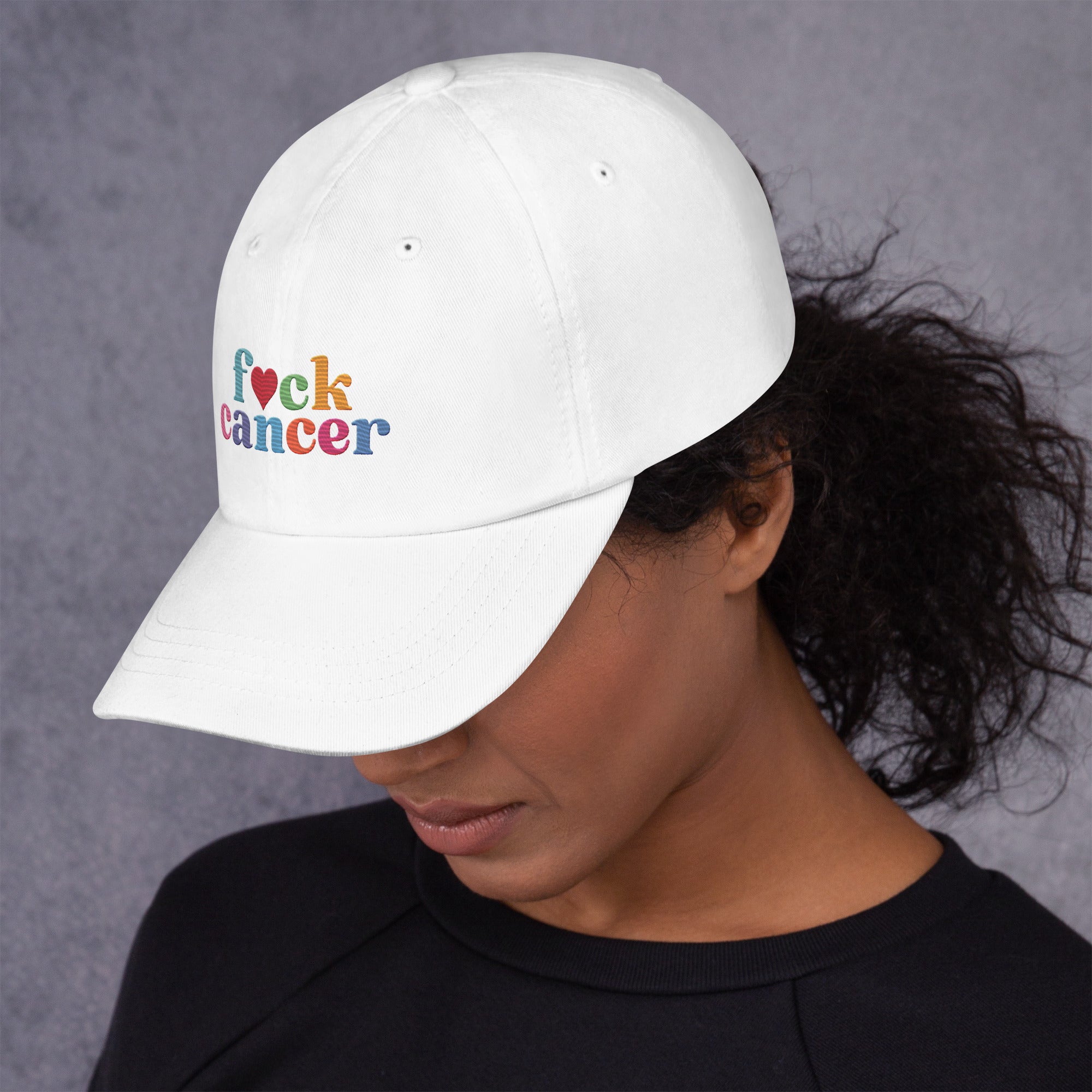 F*ck Cancer Dad Hat - Stylish & Empowering Cancer Awareness Cap | Chemo Kits