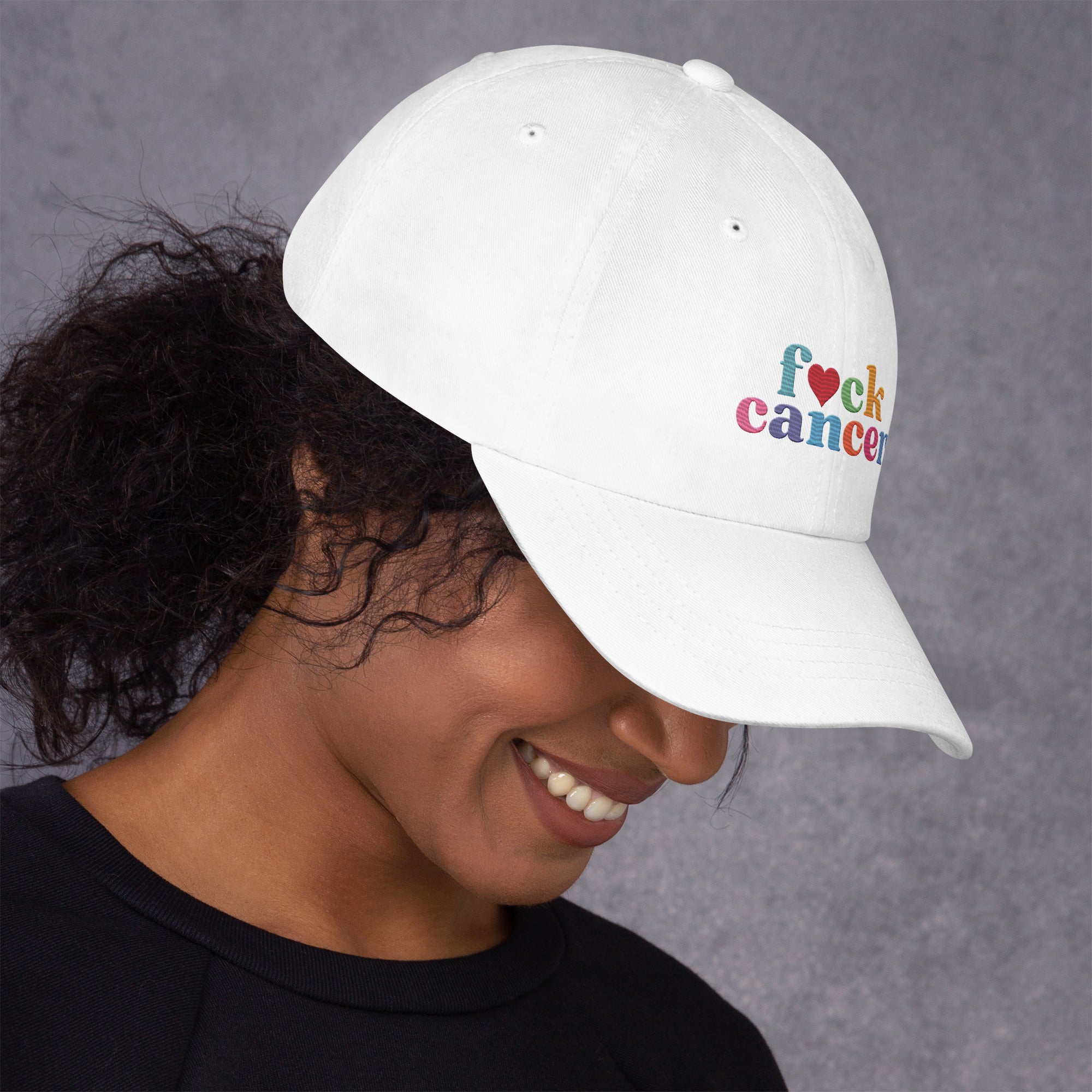 F*ck Cancer Dad Hat - Stylish & Empowering Cancer Awareness Cap | Chemo Kits