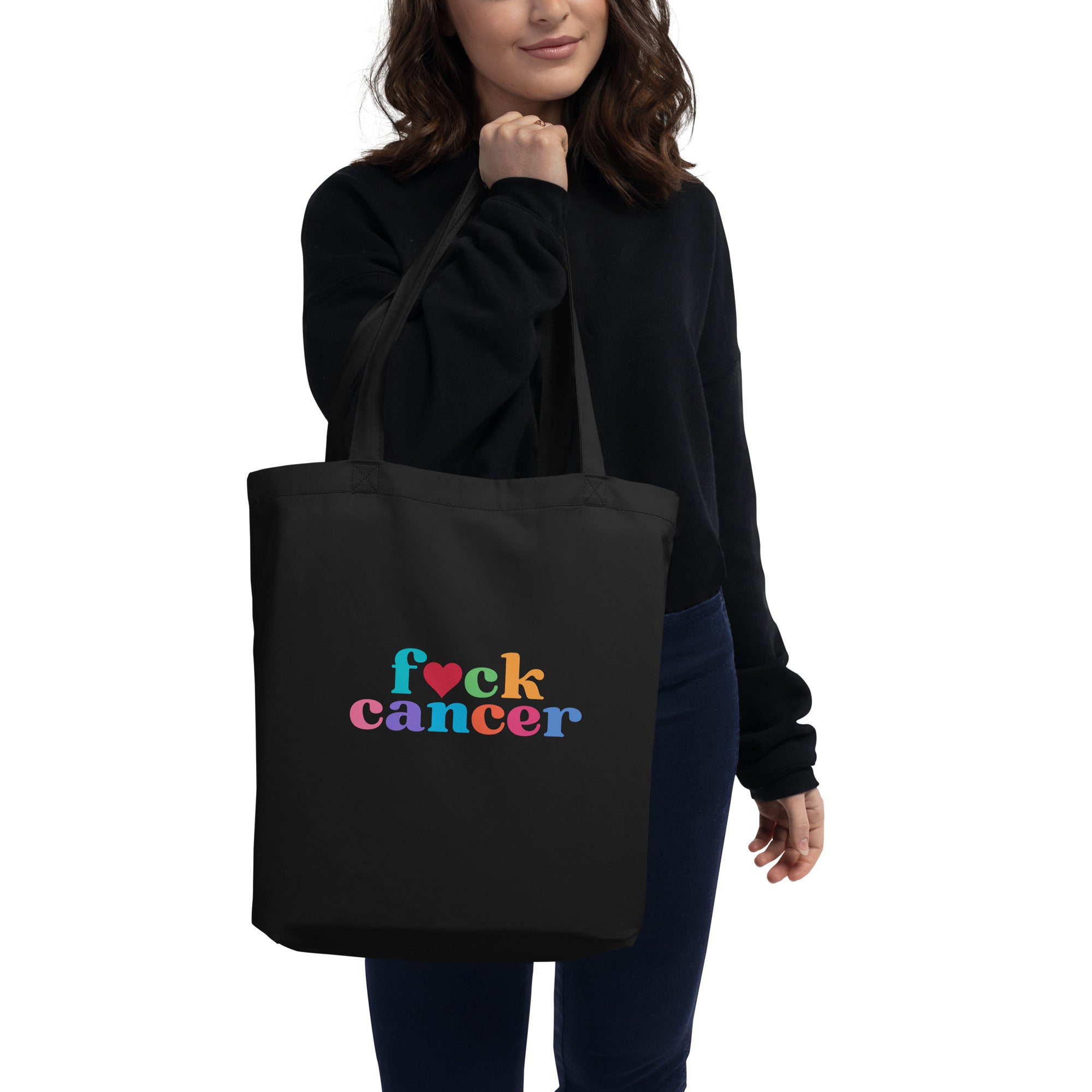 F*ck Cancer Tote Bag - Empowering & Stylish Cancer Awareness Accessory | Chemo Kits