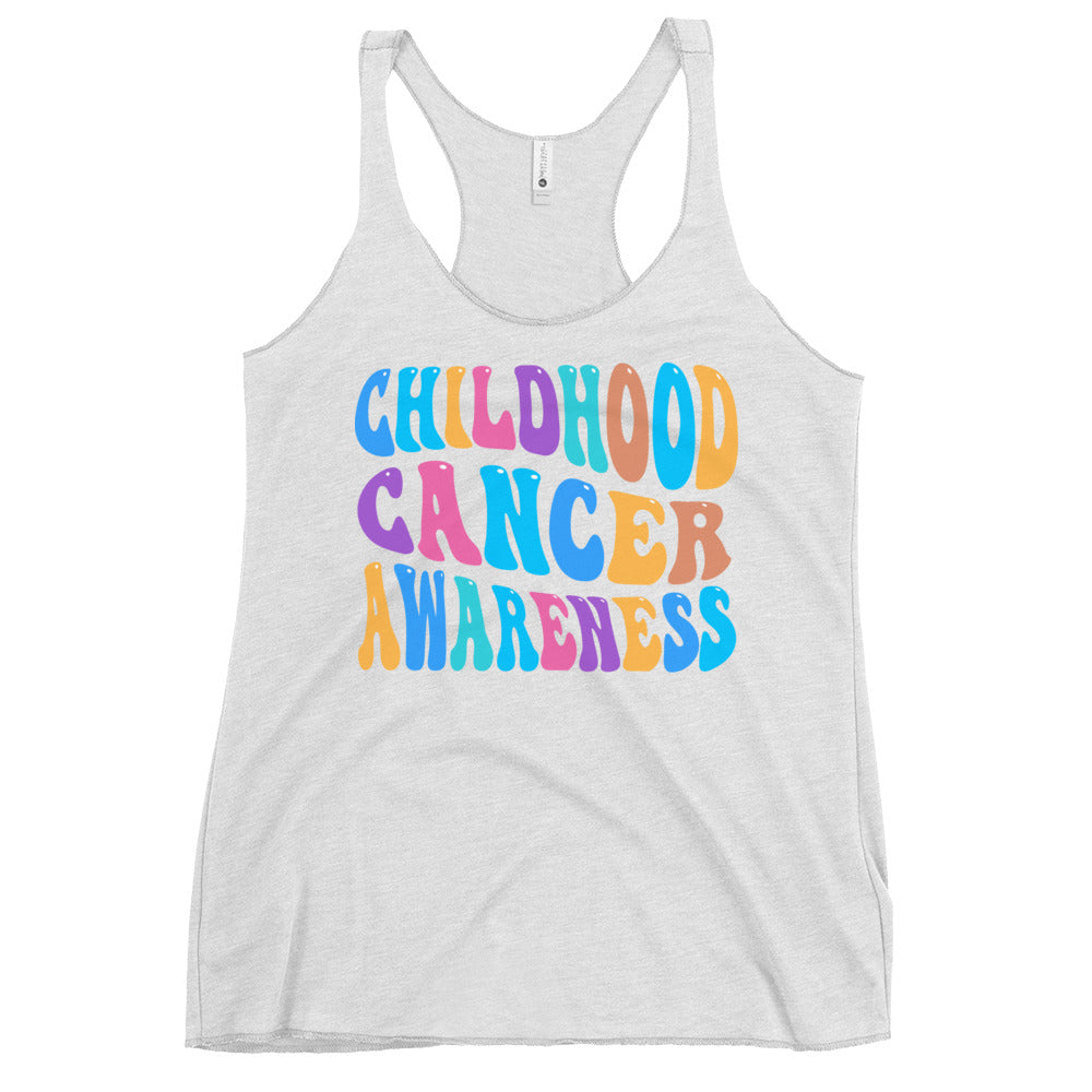 Childhood Cancer Awareness - Women's Racerback Tank