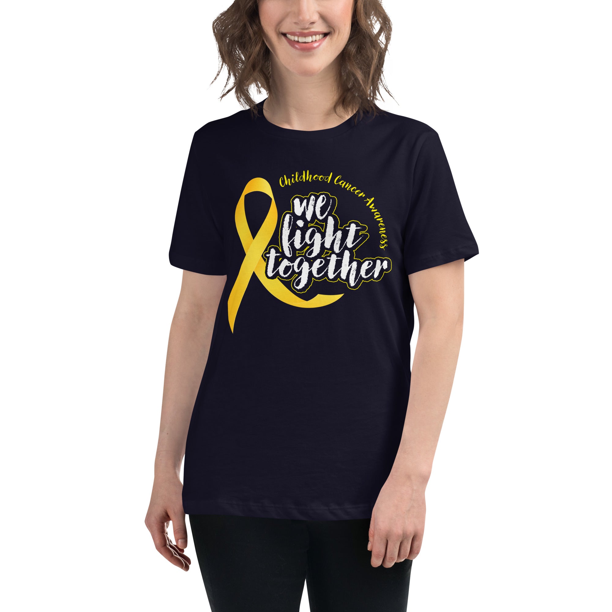 We Fight Together - Women's Relaxed T-Shirt Black