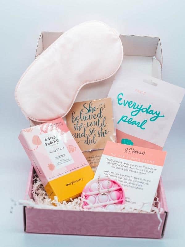 Personalised Chemotherapy Gift Set - Caring For Tips and Toes Kit — Not  Another Bunch Of Flowers